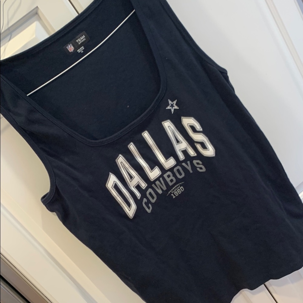 NFL Dallas Cowboys Blue and Silver Tank Top. Size XXL